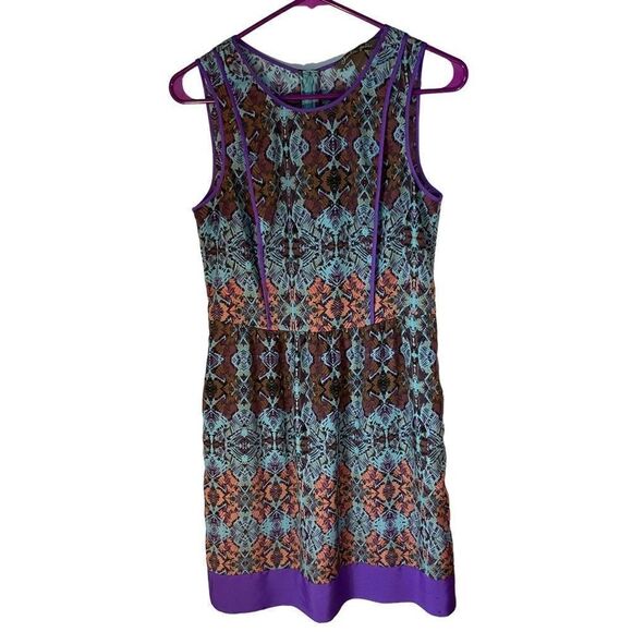 Charlie Jade Kaleidoscope Tank Dress With Pockets, S/P. Funky - Picture 2 of 10